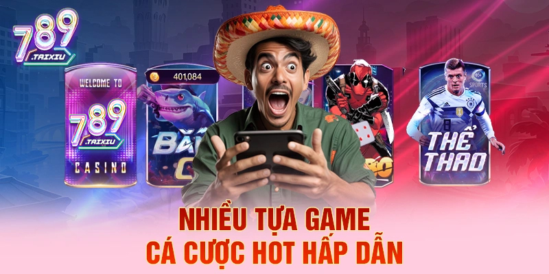 Sản phẩm game cá cược đa dạng tại rik88